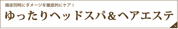 ゆったりヘッドスパ&ヘアエステ